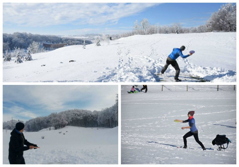 FOTO Sport za dušu i tijelo: U čarobnom zimskom krajoliku Sv. Martina bacali diskove