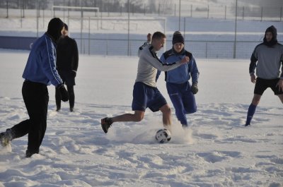 Prvi trening odrađen je na snijegom prekrivrenom terenu SC u Jalžabetu