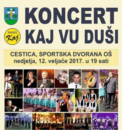 U nedjelju u Cestici koncert &quot;Kaj vu duši&quot;