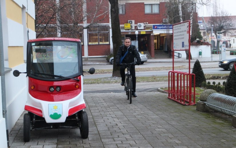 Ludbreški gradonačelnik obilježio Međunarodni dan zimske vožnje biciklom na posao