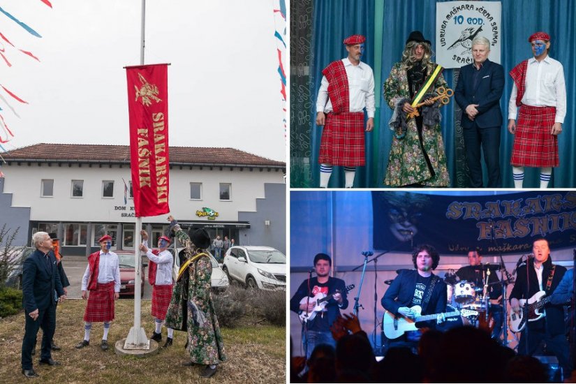 FOTO Maškare preuzele Općinu Sračinec, Mejaši se priključili pjesmom