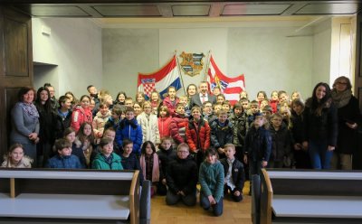 Učenici I. osnovne škole Varaždin posjetili Županijsku palaču