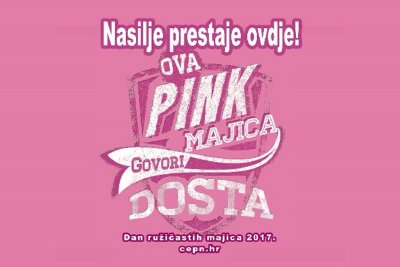 Dan ružičastih majica na ivanečkoj špici u srijedu 22. veljače