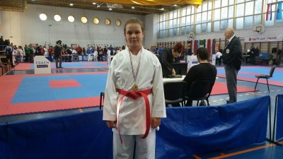 Leona Gulija članica je Karate kluba Klenovnik