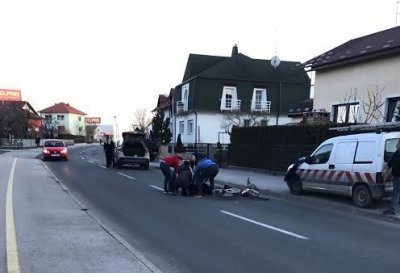 U nesreći u Ul. Vilka Novaka ozlijeđena biciklistkinja