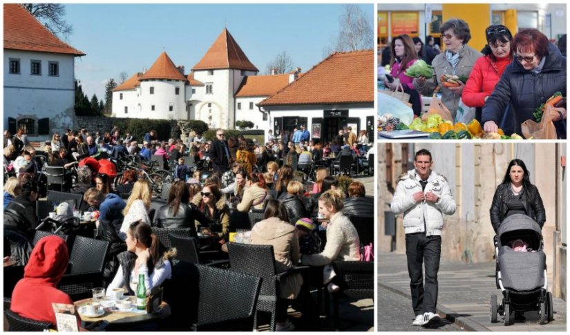 FOTO Prekrasno subotnje jutro u Varaždinu uz šetnju, kavicu i nabavku na &quot;placu&quot;