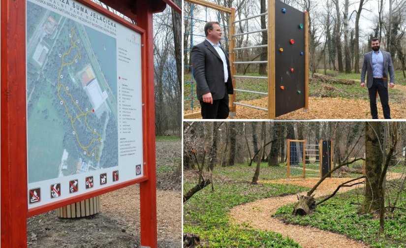 FOTO: Varaždinci u šumi Jelačićki dobili novu trim stazu