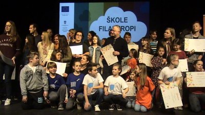 FOTO Osnovna škola Martijanec plasirala se među tri najveće škole filantropa u Hrvatskoj