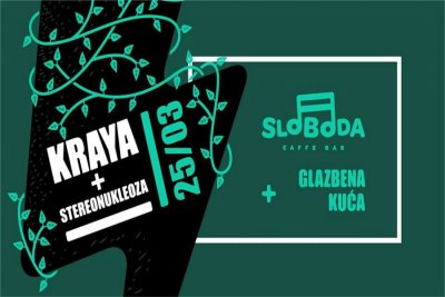 Caffe bar &amp; scena Sloboda predstavlja suradnju sa Glazbenom kućom iz Zagreba