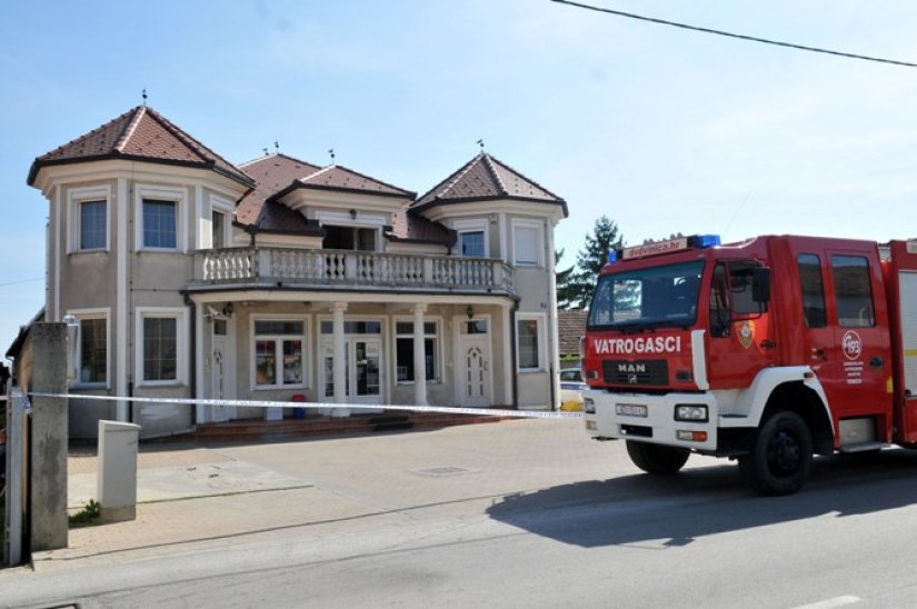 FOTO Skladište trgovine u Vinici izgorjelo zbog tehničkih razloga