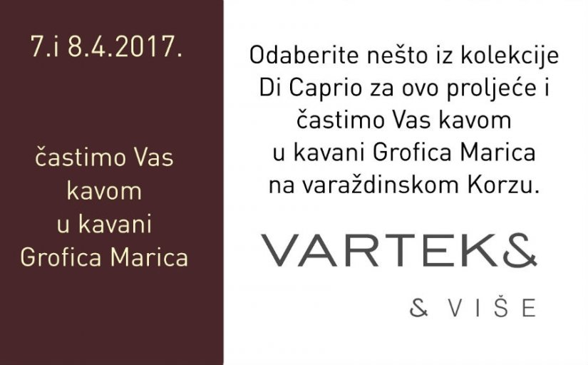 Varteks kupce časti kavom