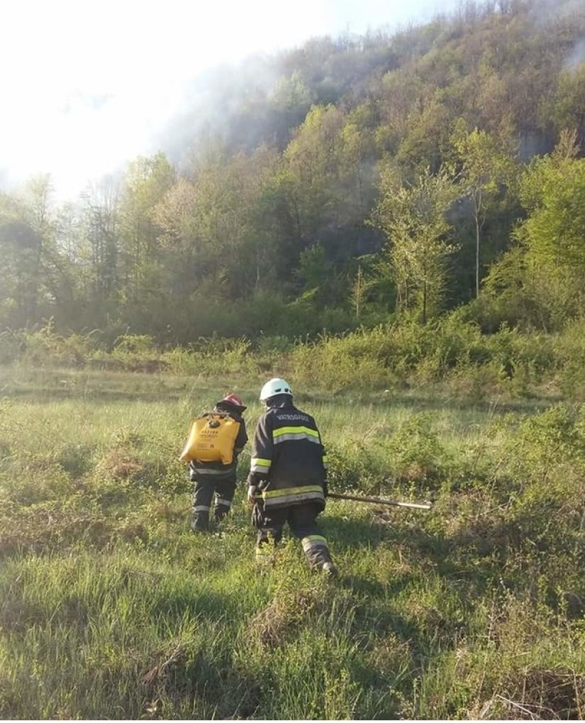 Dva velika požara na području Ljubešćice pod kontrolom