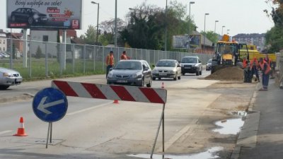 FOTO Varaždin: Gužve u Supilovoj zbog sanacije puknuća vodovodne cijevi