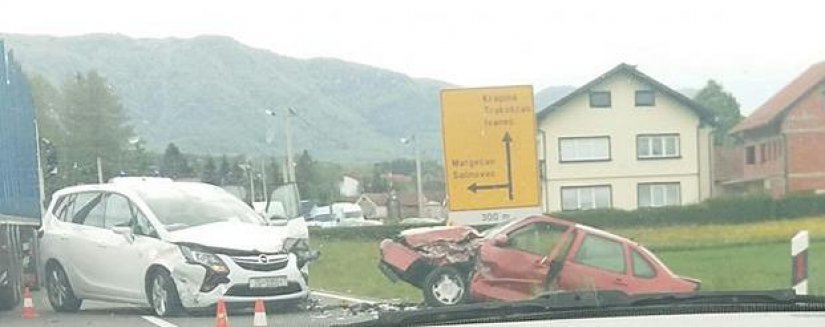 U nesreći kod Ivanečkog Naselja jučer ozlijeđene tri osobe