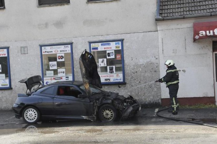 Jučerašnji požar na autu vlasnici uzrokovao štetu od 20.000 kuna