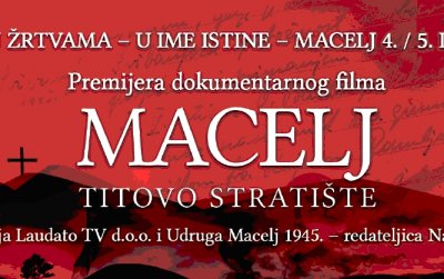 Danas premijera dokumentarnog filma &quot;Macelj: Titovo stratište&quot; u KC Ivan Rabuzin