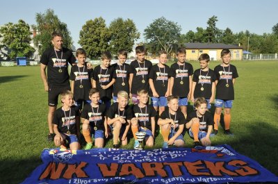 NK Varteks U-10 s trenerom Denisom Vidačekom