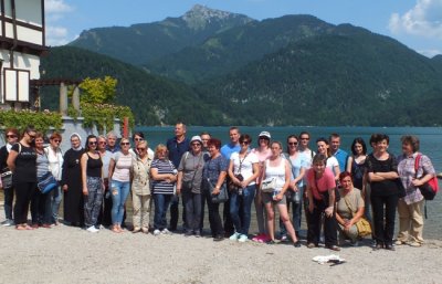 FOTO: Spektakularan krajolik jezera i naselja u Austriji oduševili djelatnike topličke škole