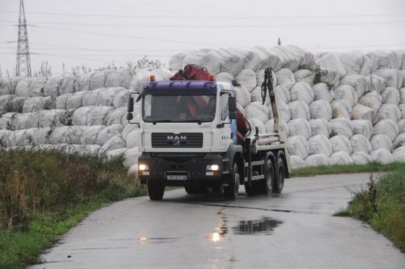 Započeo odvoz baliranog otpada iz varaždinskog Brezja