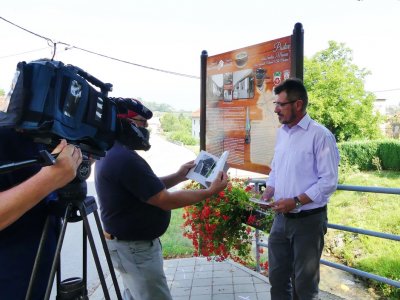 FOTO: Snimanje priloga HRT-a o Ivanečkim mlinovima i interpretacijskim pločama