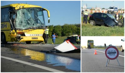 FOTO Zbog teške prometne nesreće državna cesta kod aerodroma zatvorena za promet