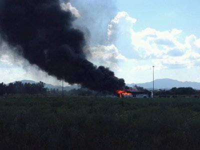 Vatrogasci JVP Varaždin ugasili požar