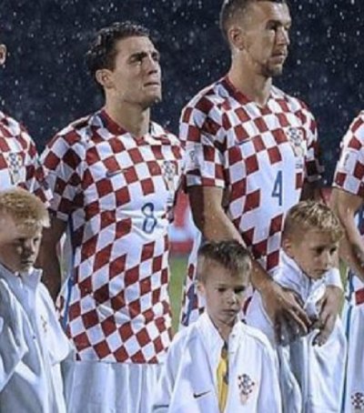 Vito Kovačić uz Matea Kovačića uoči utakmice Hrvatske i Kosova