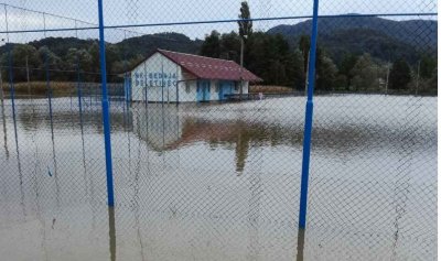 Na igralištu Bednje uvjeti nisu za nogomet već za vaterpolo ili neke druge vodene sportove