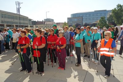 Danas je na Kapucinskom trgu održan 2. Varaždinski festival nordijskog hodanja i pješačenja