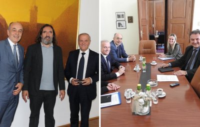 Ministar pravosuđa Bošnjaković posjetio Varaždin, susreo se s Čehokom i Čačićem