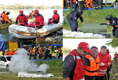 FOTO: Čak 526 pripadnika međunarodnih snaga branilo Varaždin od katastrofalne poplave