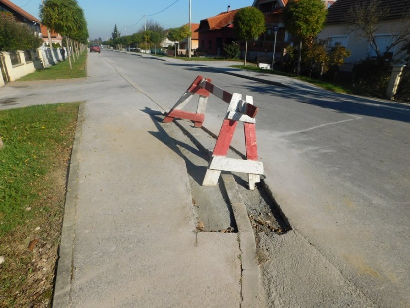 Saniraju se nogostupi u općini Gornji Kneginec