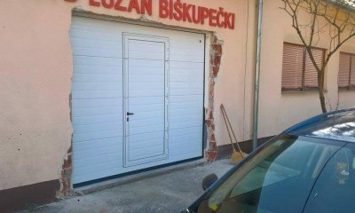 Nova garažna vrata za DVD Lužan Biškupečki