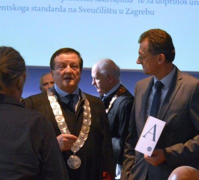 Nenadu Milijašu posebno priznanje rektora Sveučilišta u Zagrebu