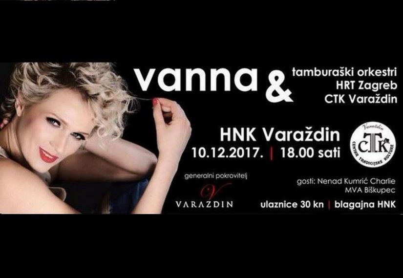 Vanna nastupa s CTK Varaždinom u kazalištu u nedjelju