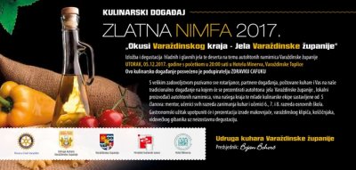 Sutra u Minervi tradicionalno kulinarsko događanje &quot;Zlatna Nimfa&quot;