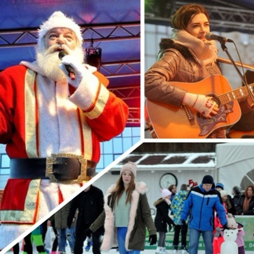 FOTO Neki su klizali, neki pjevali, a neki dočekali - Djeda Mraza