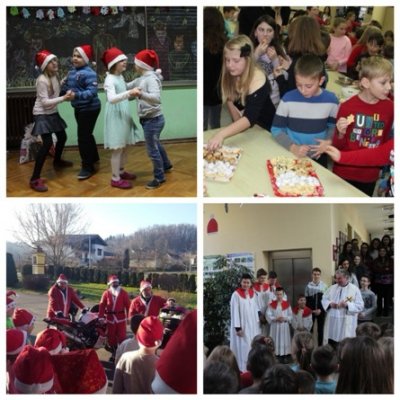 FOTO: Uoči Božića, veselo u OŠ Vinica i u dvjema područnim školama