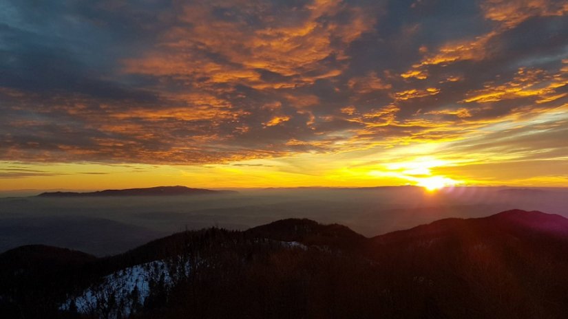 FOTO: Zalazak sunca na Ivanščici nikoga ne ostavlja ravnodušnim
