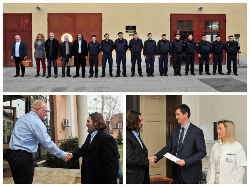 Gradonačelnik Čehok obišao bolnicu, policiju i vatrogasce