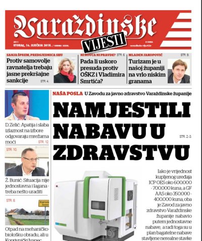 Varaždinske vijesti u novom broju donose...