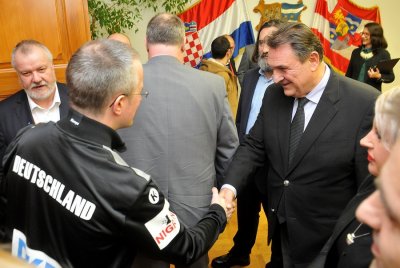 Prijem u Županijskoj palači sudionika EHF EURO 2018. u Hrvatskoj