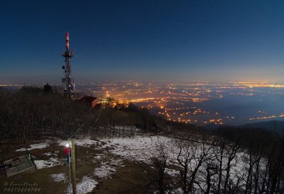 FOTO Ivanečki fotograf snimio čaroban pogled s Ivanščice pod punim mjesecom