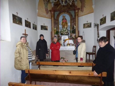 FOTO Restauratorice Ministarstva kulture obišle kapelu u obnovi u Križanču