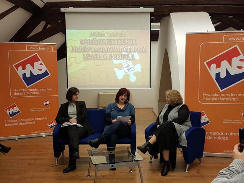 Ženska inicijativa HNS-a Varaždin organizirala javnu tribinu o sprječavanju i borbi protiv nasilja nad ženama