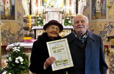 Franjo i Sofija Bešenić proslavili 65. godišnjicu braka: &quot;Ljubav ipak putuje kroz želudac&quot;