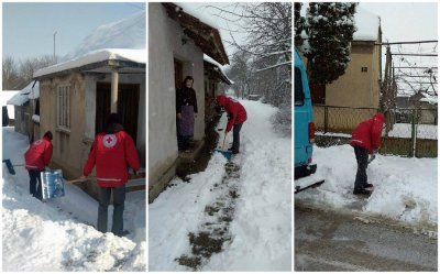 Pojačan angažman Crvenog križa Ludbreg:Čiste snijeg, cijepaju drva, kuhaju