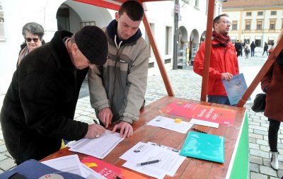 Varaždinci potpisivali inicijativu za poboljšanjem zaštite manjina u Hrvatskoj