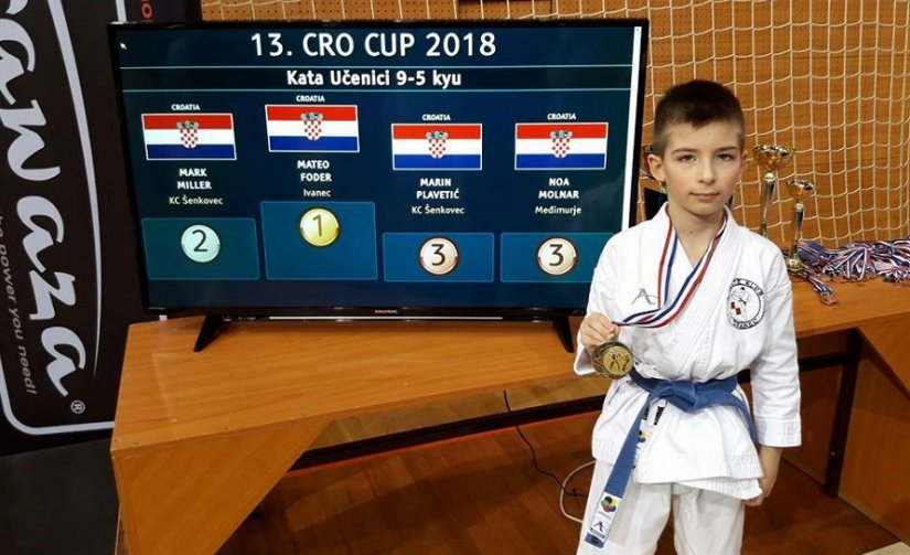 Mateo Foder osvojio je zlatnu i brončanu medalju u Nedelišću