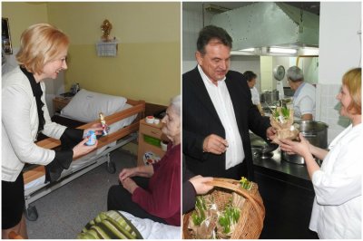 Župan i posebna savjetnica darivali korisnike Doma za starije i nemoćne osobe Varaždin